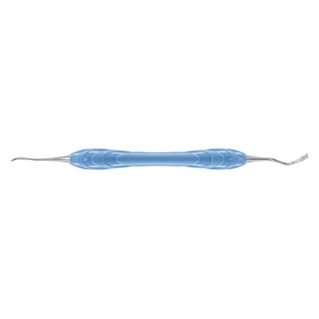 Combiné d’instruments Dissection Tip M4 x 0.5, Insert dorsal 90° Bar Ergo Handle turquoise-bleu clair-0