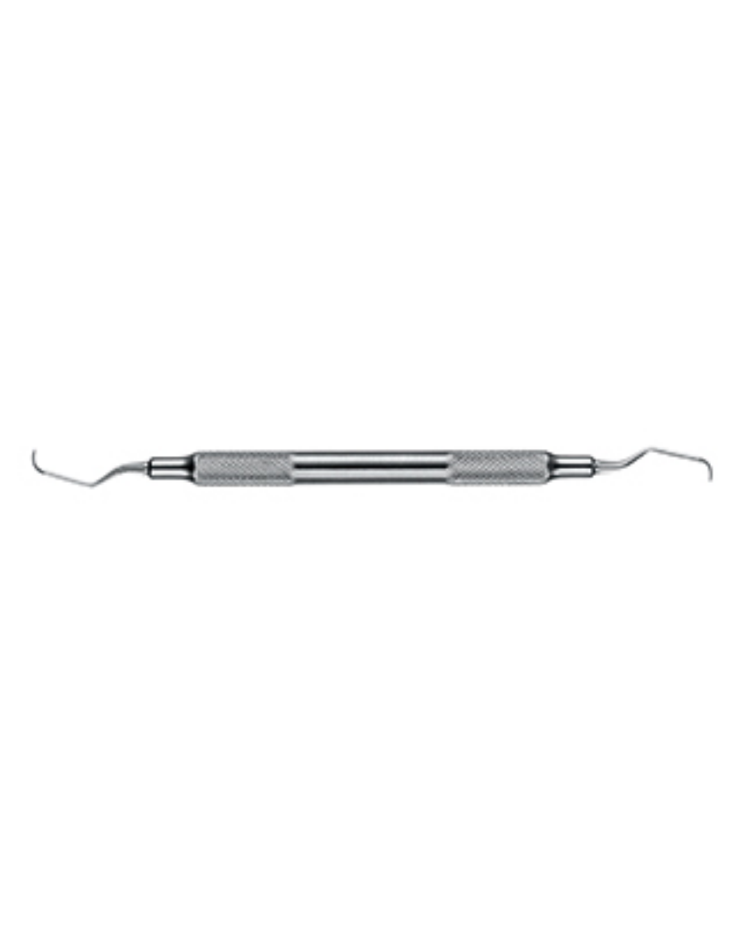 Curette parodontale - f. 5/6 LANGER pour dents antérieures OK/UK Manche rond 17cm-0