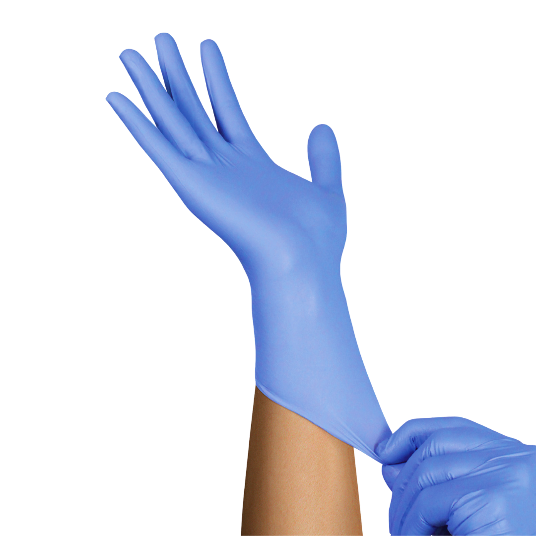 Gants nitriles - Boite de 100 gants. Carton de 10 boites - Exatrile-0