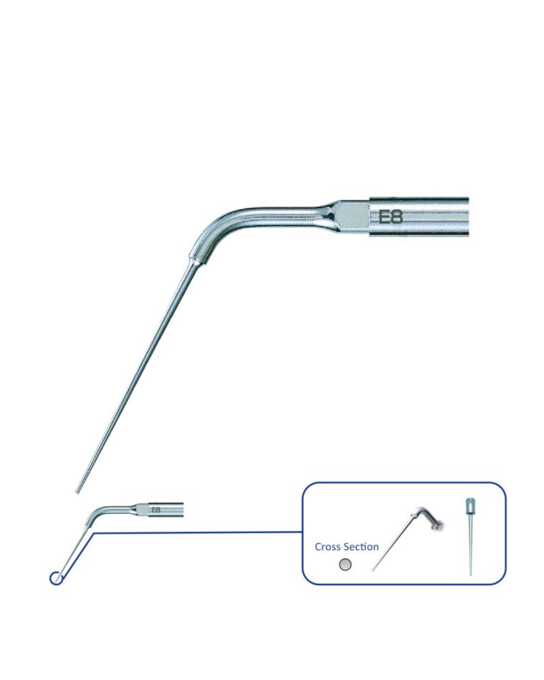 Insert Endodontie E8 Pour Varios Nsk-0