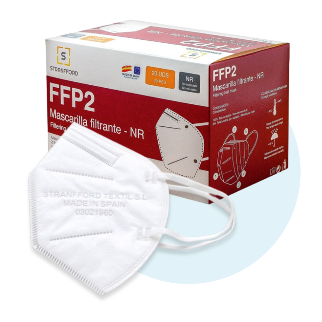 Masque FFP2 - Blanc - Stranfford-0