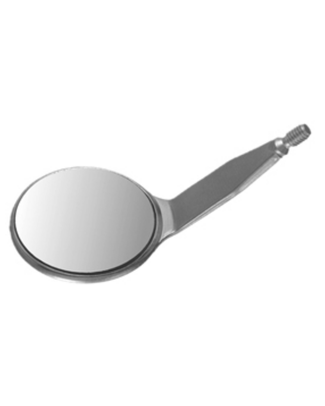 MEGA Miroir buccal Plat Rhodium Fig. 5 Ø24 mm Surface avant Unité d’emballage = 12 pièces-0