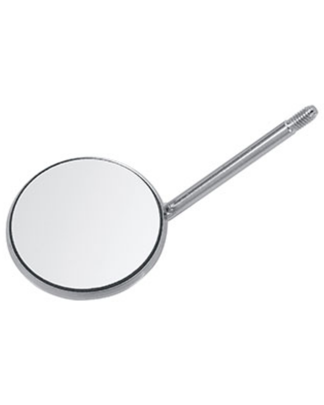 Miroir buccal plat Rhodium Ø24 mm Surface avant, Fig. 5 Unité d’emballage = 12 pièces-0