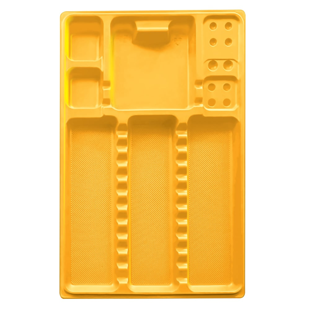 Plateaux jetables blancs & colors. Lot de 400-6