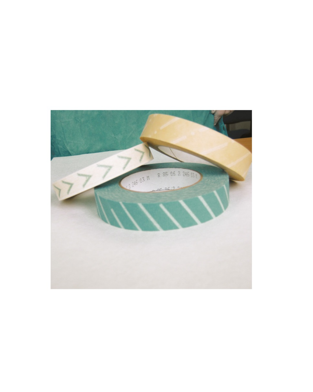 Rouleau adhésif 19 mm avec indicateur de stérilisation-0