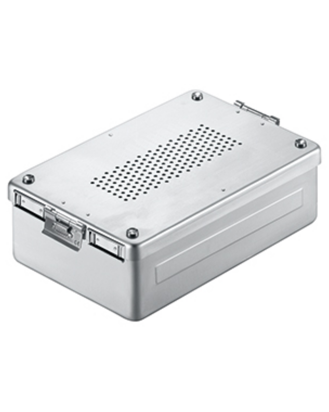 Stérilisation - Contenant 310x190x65mm Base et couvercle perforés, avec filtre en papier à usage unique dans le couvercle et le plateau-0