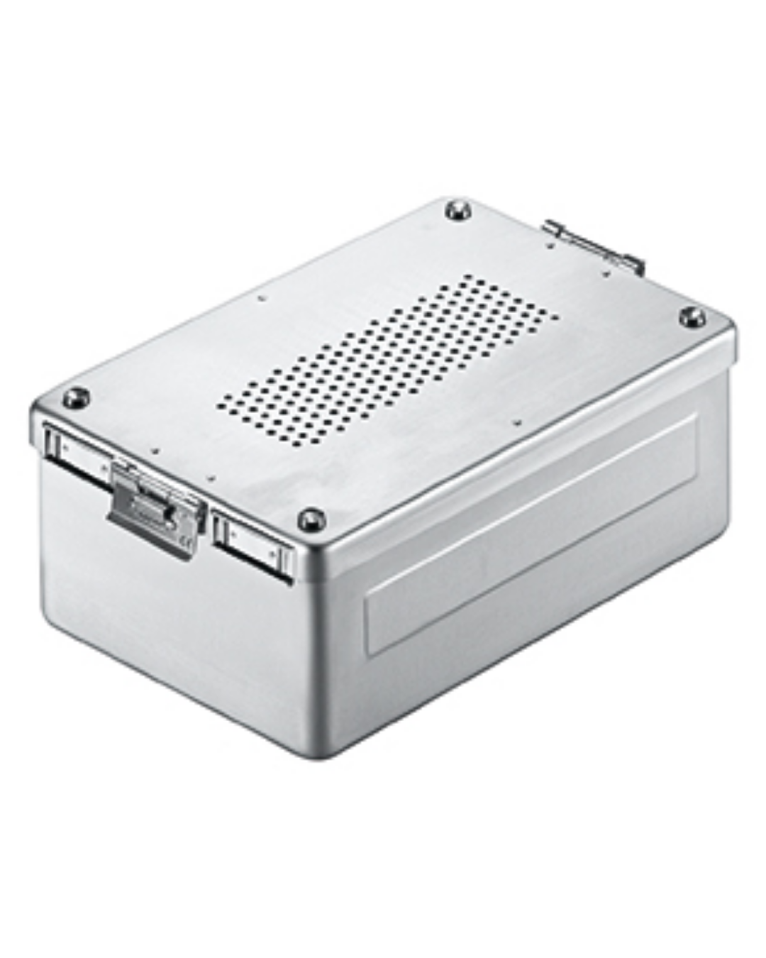 Stérilisation - Récipient 310x190x100 mm Plateau et couvercle perforés, avec filtre en papier à usage unique dans le couvercle et le plateau-0