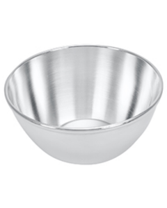 Bol rond, en inox de 80 mm x 40 mm de haut, contient 0,14 L