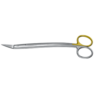 Ciseaux à gencives dentés Dean, 17,5 cm SUPER CUT, forme en S