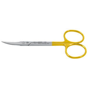 Ciseaux à gencives TC Inserts carbure incurvés 11,5 cm