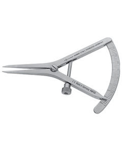 Compas de Castroviejo 0-40 mm, 9 cm droit