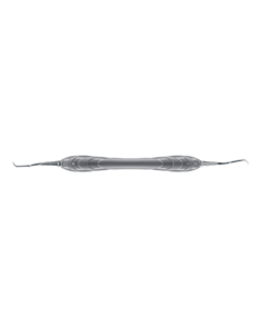 Curette faucille (Scaler) gris GXC4 pointes arrondies 16cm ÉPÉE poignée universelle ERGO DESIGN