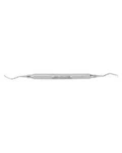 Curette parodontale 13/14 GRACEY-MINIATURE détartrage profond pour prémolaires et molaires, distale, double angle 10cm