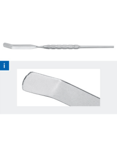 Écarteur selon Kim dans la poignée de conception de l’épée, plat, 45°, coudé, large de 9,5, denté, incurvé, conique