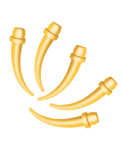 Embouts intra-oraux jaunes (100)