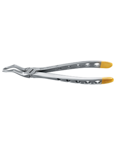 Forceps, Engl. Modèle, fig. 51SD racines supérieures, micro dentelé, diamanté Tac-Traction,17.5cm