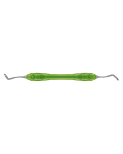 Instrument pour cordons de rétraction buccal/lingual, poignée échangeable SCHWERT Ergo manche de design, vert