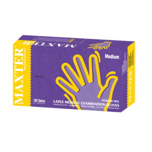 Maxter - Gants latex non-poudrés