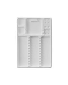 Plateaux usage unique biodégradable - boîte de 200