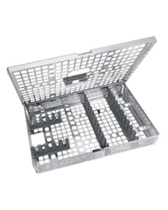 SCHWERT Protector-Basket 1/1 avec supports et porte-instruments dans le couvercle 266 x 180 x 36 mm