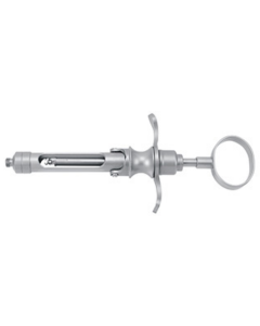 Seringues d’injection 1,8 cc, inox métrique, aspiration à double pointe