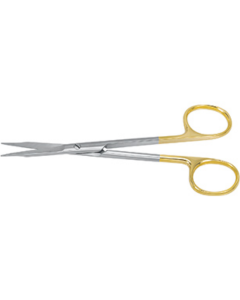 TC Ciseaux de gingivectomie, dentelés droits Goldmann-Fox, 13 cm, insert en carbure