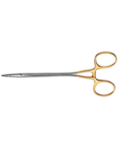 TC Porte-aiguille 15 cm motif suédois fin avec inserts en carbure de tungstène 4/0 - 6/0