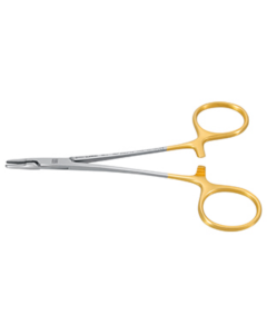 TC Porte-aiguilles 13 cm CRILE-RYDER avec inserts en carbure de tungstène 3/0 - 5/0, largeur : 1,7 mm