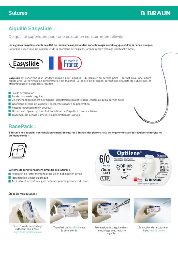 Fiche BBRAUN