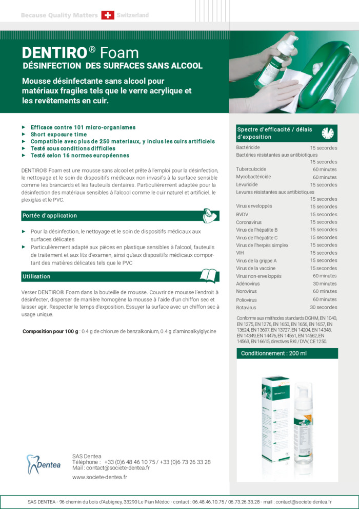 Documentation Dentiro Foam - OCC