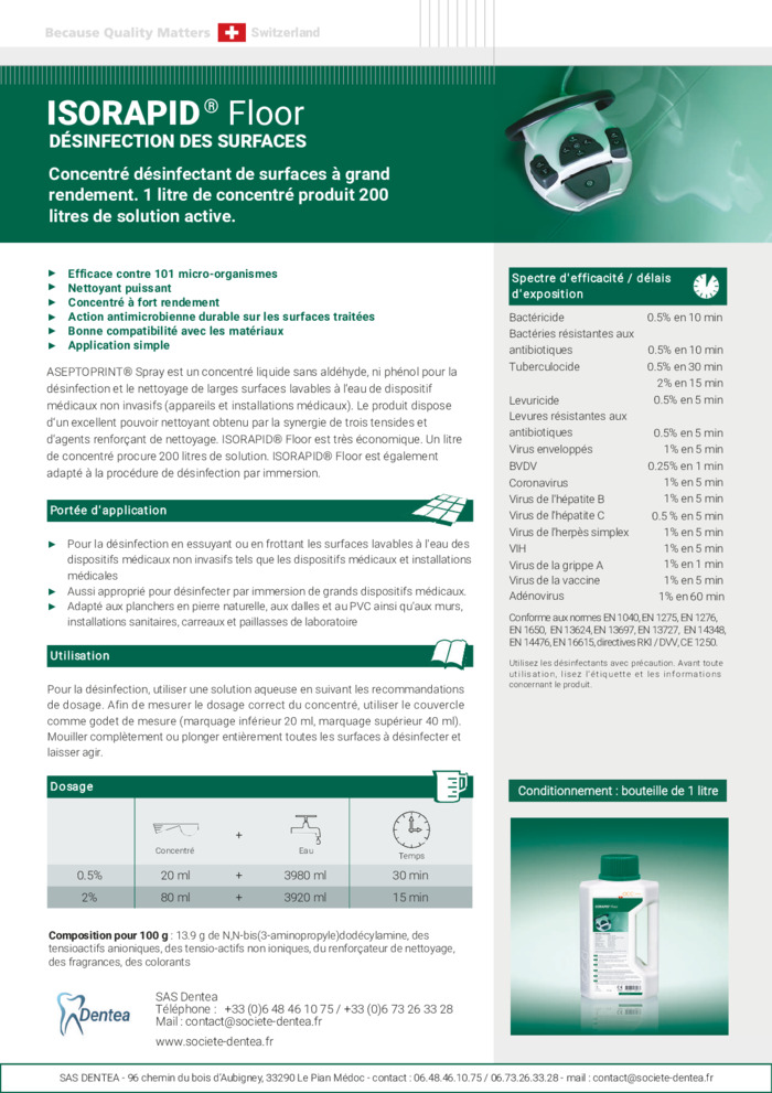 Documentation Isorapid Floor - OCC